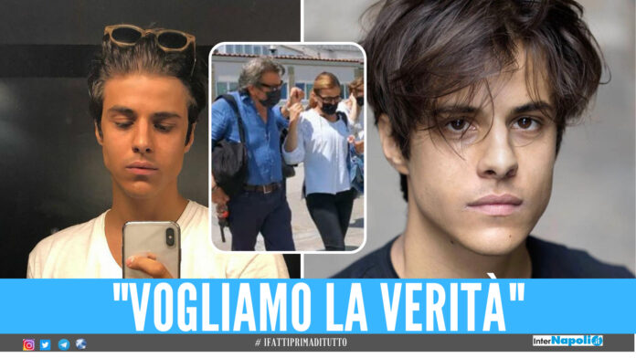 Michele Merlo, nel riquadro i genitori