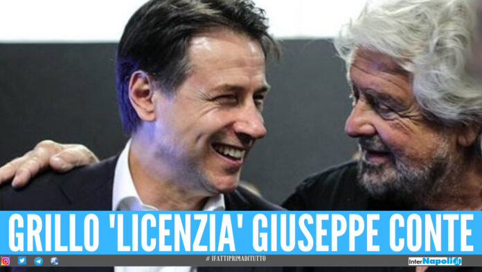 Grillo licenzia Conte