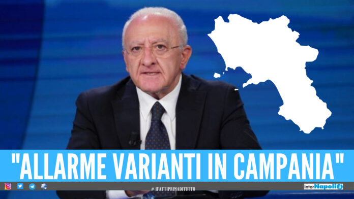 Allarme varianti in Campania
