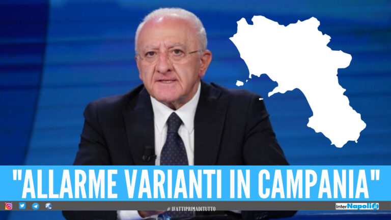Campania, è allarme varianti Covid. I dati ufficiali: “Più di 300 nella regione”
