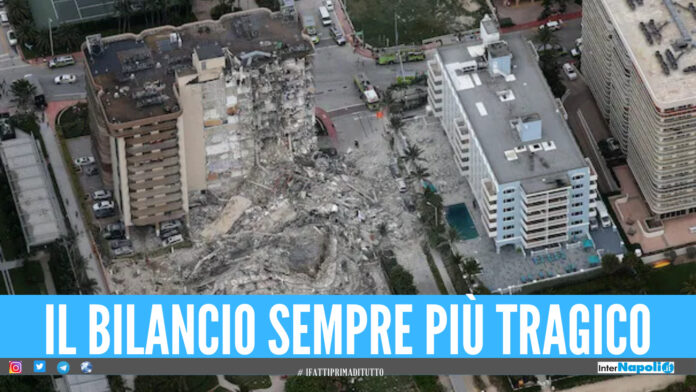 Palazzo crollato a Miami