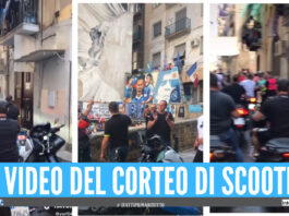 I familiari di un boss palermitano a Napoli: corteo con scooter e visita ai familiari di Ugo Russo