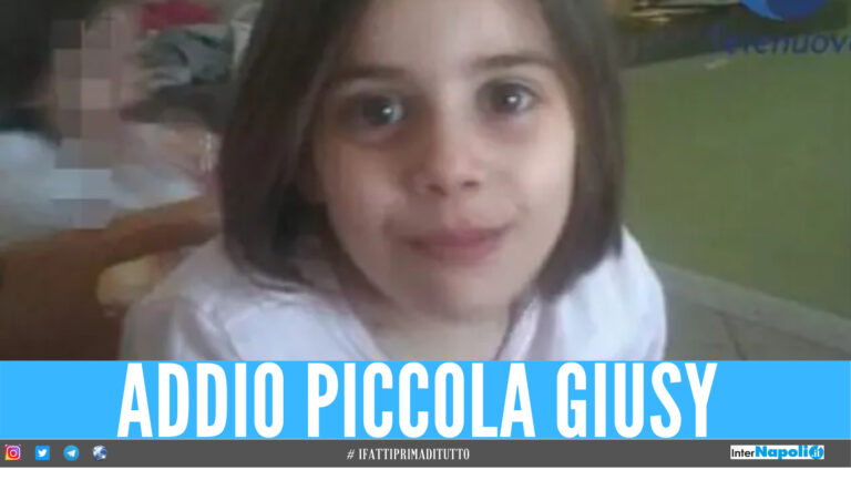 Salerno distrutta dal dolore, la piccola Giusy uccisa a 7 anni da un brutto male