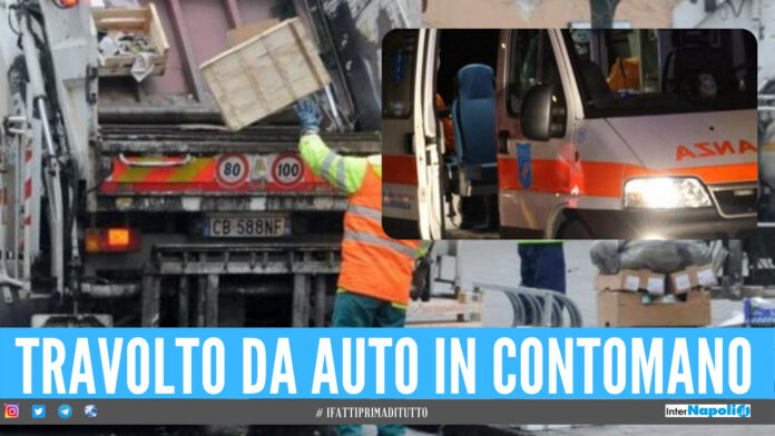 Incidente a Giugliano, operaio travolto da auto contromano: è in gravi condizioni