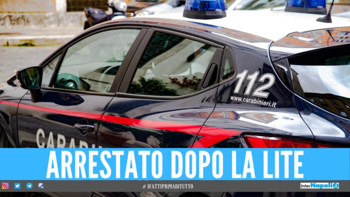 Pugno in pieno volto alla moglie durante una lite, arrestato un uomo a Grumo
