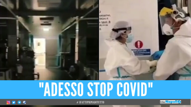 Chiude il reparto Covid all’ospedale di Caserta, il video virale dell’infermiera su TikTok