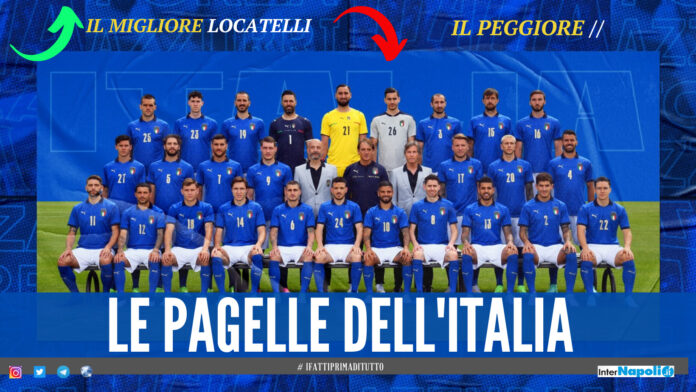 L'Italia vince e convince, 3 a 0: contro la Svizzera: le pagelle degli azzurri