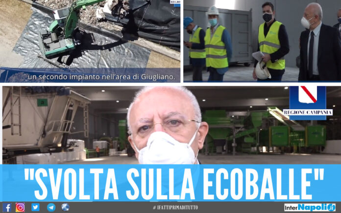 De Luca parla delle ecoballe
