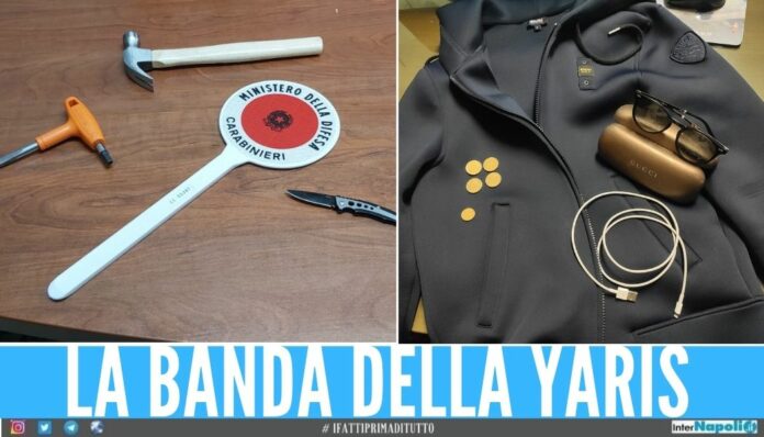 auto parcheggiate melito aversa