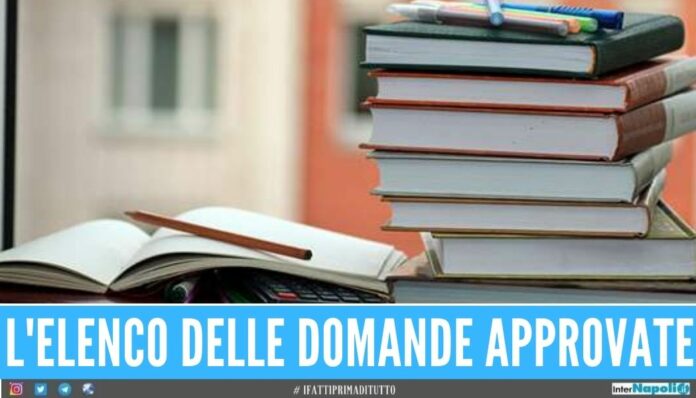 borse studio regione campania graduatoria 250 euro