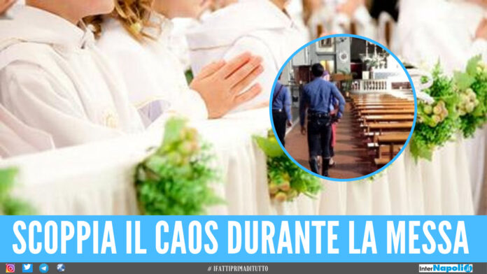 comunioni rissa chiesa napoli