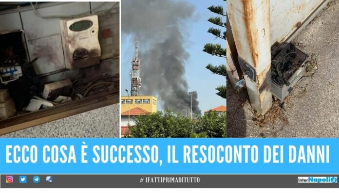 incendio danni frattaminore incendio