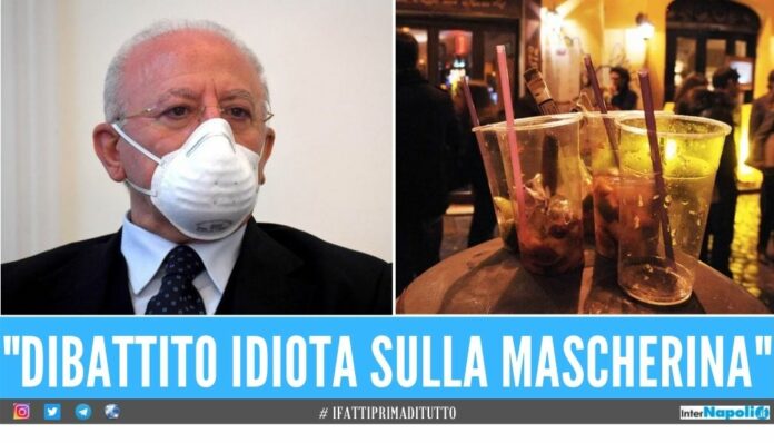 de luca campania movida mascherina