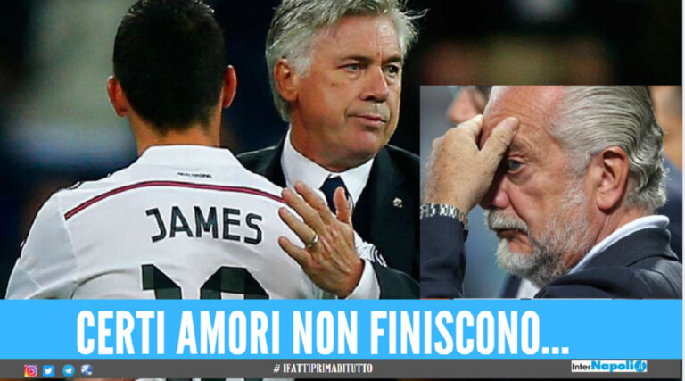 James Rodriguez apre le porte al Napoli: senza Ancelotti lascia l’Everton