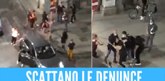 Lite in strada a Secondigliano