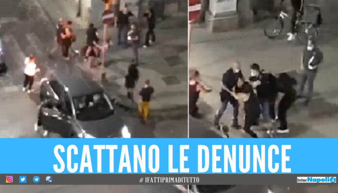 Lite in strada a Secondigliano