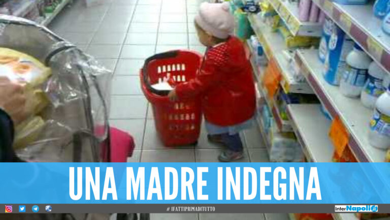 Mamma dimentica la figlia al supermercato, la piccola salvata dai carabinieri
