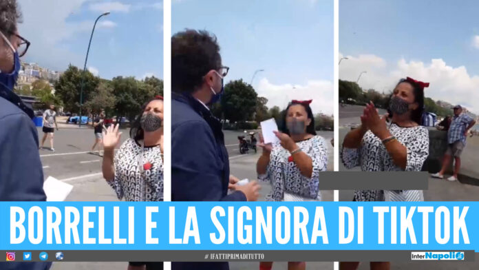 Borrelli e la signora di Tik Tok