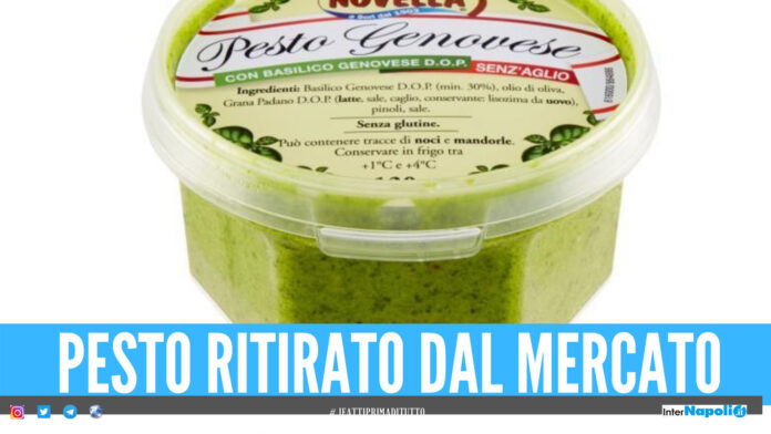 Pesto ritirato dal mercato