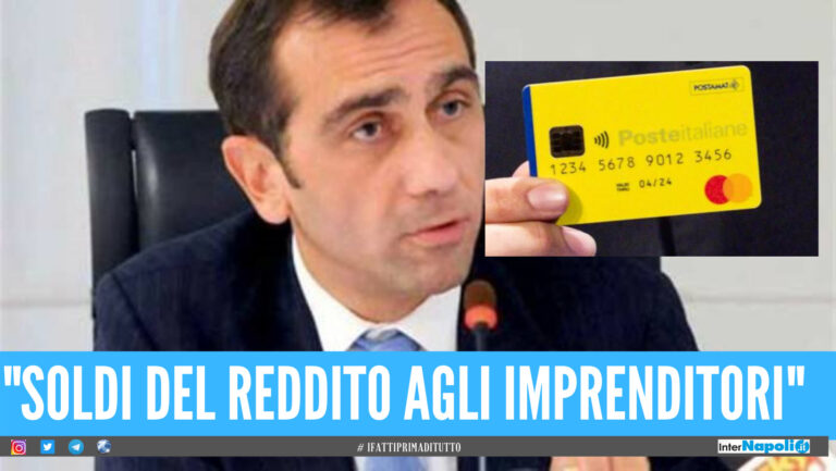 Campania, il consigliere regionale: “Abolire il Rdc e destinare soldi agli imprenditori”