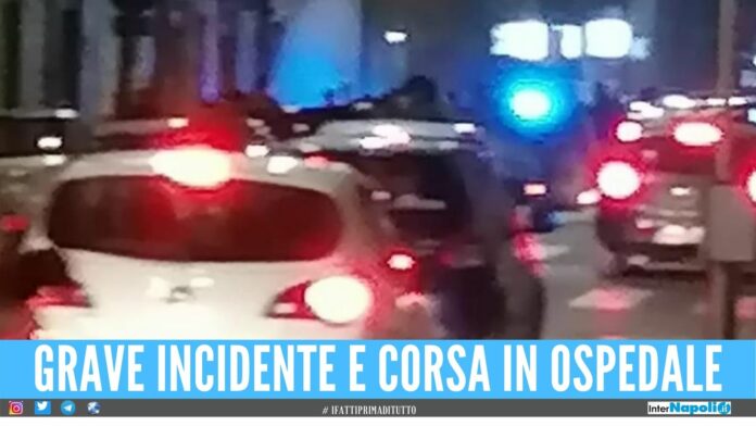 scontro incidente napoli capodimonte