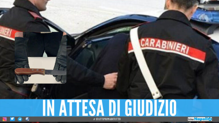Paura a Melito, minaccia l’ex con un coltello da cucina e viene arrestato