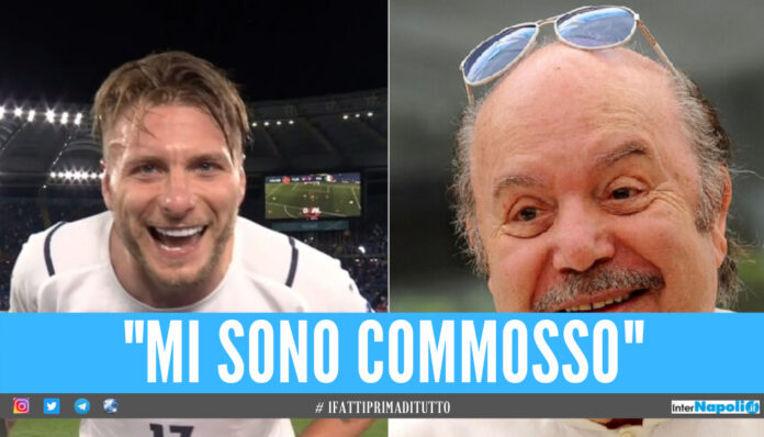 Lino Banfi, la commozione dopo la dedica di Immobile: 