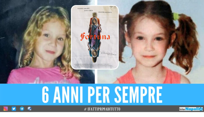 Fortuna Loffredo, nel riquadro la locandina del film 'Fortuna'