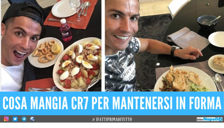 La dieta segreta di Cristiano Ronaldo: “Mangia sempre queste tre cose”