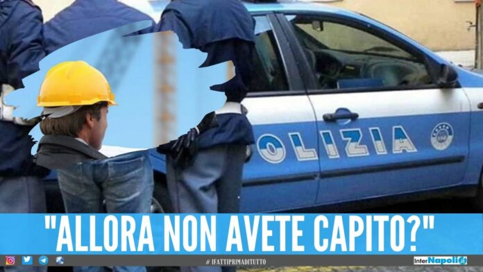 pizzo racket cantiere polizia