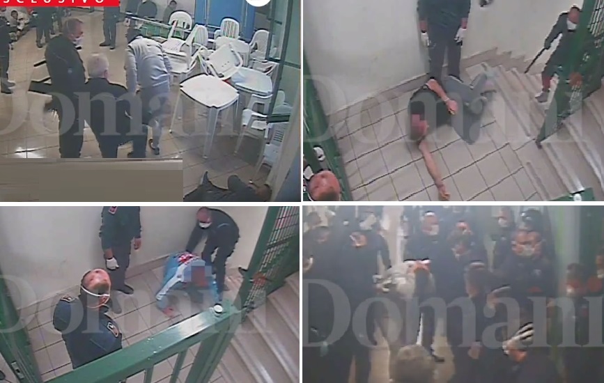 Detenuti picchiati nel carcere di S. M. Capua Vetere, i video delle  violenze pubblicati dal &#39;Domani&#39;