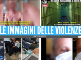 Le immagini delle violenze nel carcere di Santa Maria Capua Vetere
