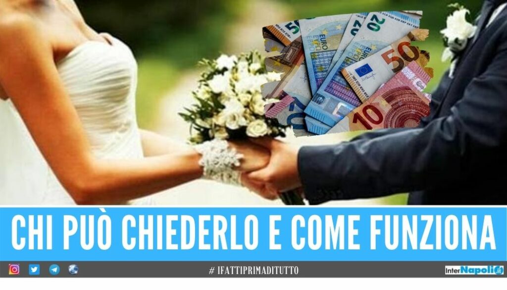 Bonus matrimonio fino a 25mila euro, arriva il contributo per le spese