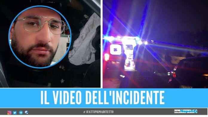 Caivano. Diego muore nell'incidente sull'Asse Mediano, il giovane papà si stava sposando