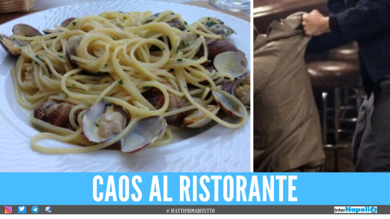 Rosmarino sullo spaghetto a vongole, “è inaccettabile” e tentano di aggredire il cuoco