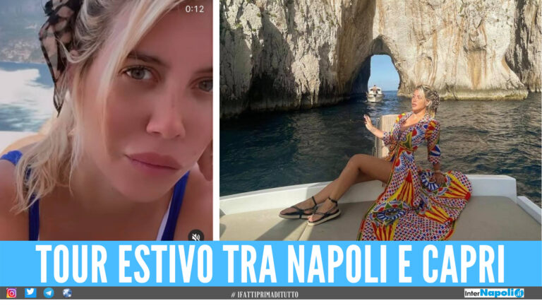 “In ogni parte parte del mondo c’è bisogno di Napoli”, Wanda Nara innamorata della città