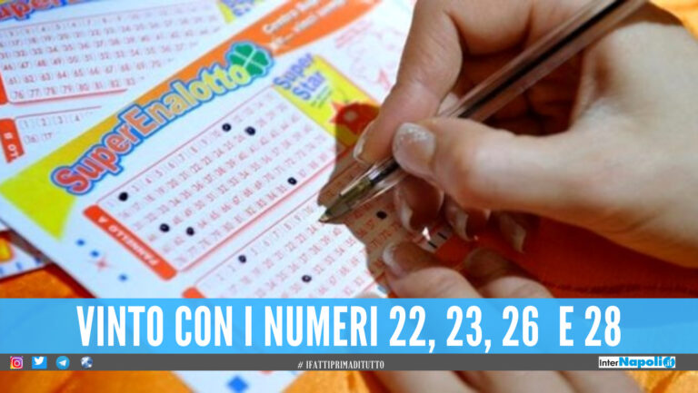 Vincita record al Lotto, vinti 1,3 milioni di euro grazie ad una quaterna