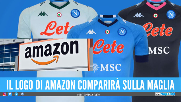 Amazon sponsor del Napoli, i tifosi ora sognano: «Comprate la società»