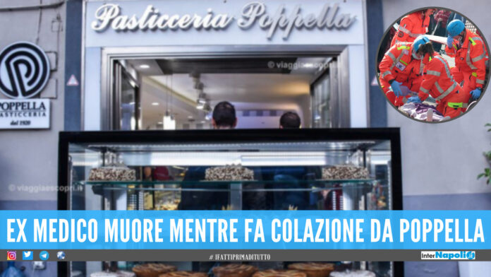 Tragedia nella nota pasticceria Poppella: medico si accascia a terra