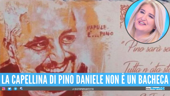 La capellina di Pino Daniele usata come bacheca, parla la figlia