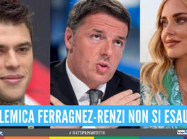 Polemica Renzi-Ferragni, Fedez interviene in difesa della moglie