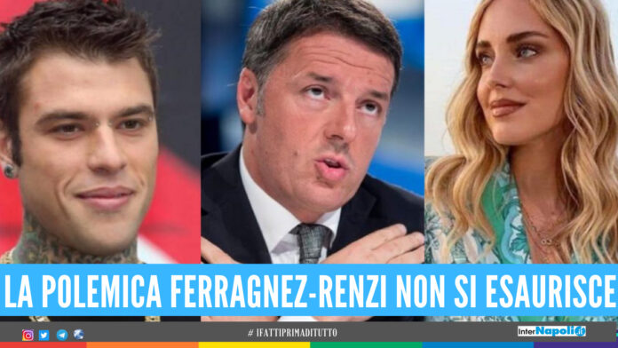 Polemica Renzi-Ferragni, Fedez interviene in difesa della moglie
