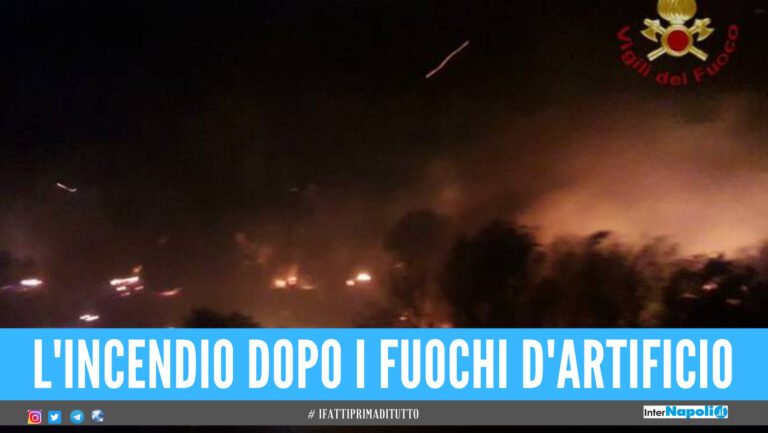 Fuochi d'artificio per il compleanno di un bambino, scoppia un incendio a Roma [Video]