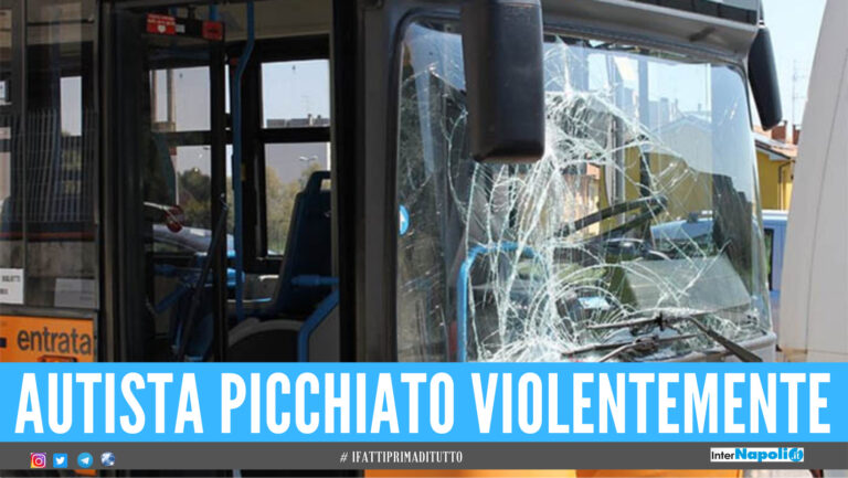 Aggressione sul bus in Campania, autista colpito con una testata per aver chiesto il biglietto