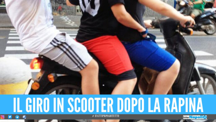 Prima la rapina, poi il giro in 3 sullo scooter: la fuga finisce a Giugliano