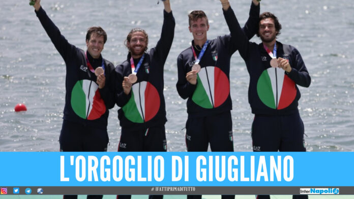 Anche Giugliano sul podio dell'Olimpiade di Tokyo, Giuseppe Vicino vince il bronzo nel canottaggio