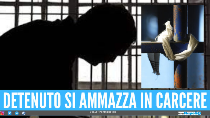 Tragedia dietro le sbarre, detenuto si impicca in carcere con un lenzuolo