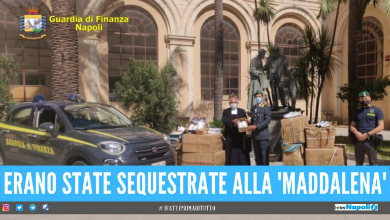 Napoli, 5mila paia di scarpe contraffatte donate in beneficenza: il bel gesto della GdF