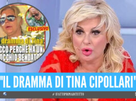 Tina Cipollari in ospedale, incidente per la star di 'Uomini e Donne': «Olio bollente sull'occhio»