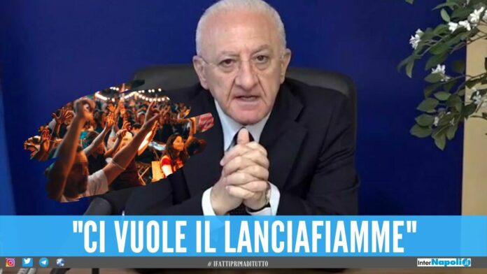 De Luca accusa la movida Finti controlli nei locali oggi 330 positivi